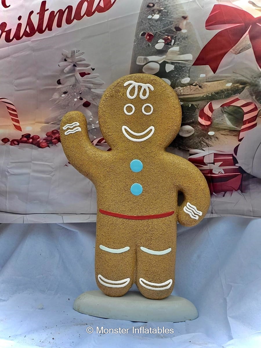 Gingerbread Man & Woman Prop Hire | Christmas Display Figures