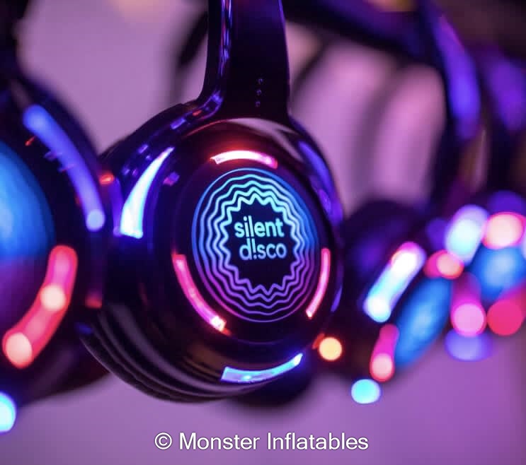 Silent Disco Kit Bouncy Castle Soft Play Hire in Chelmsford