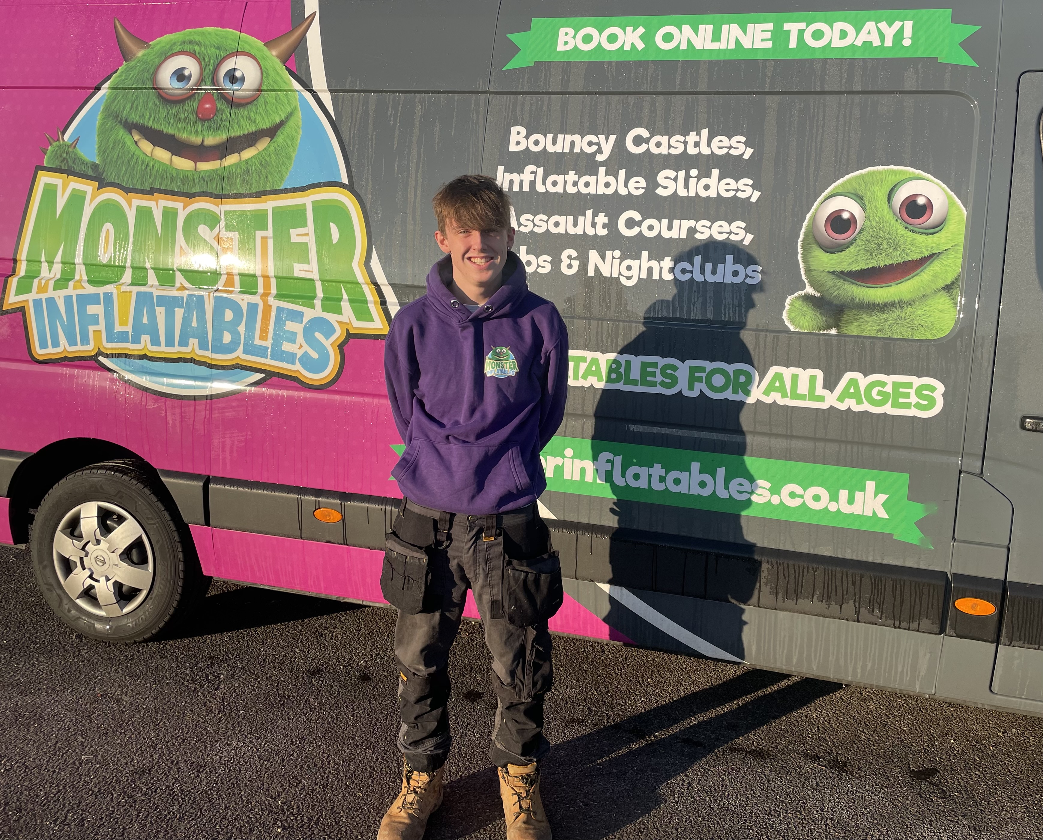 Cian: Bouncy Castle Drivers Assistant